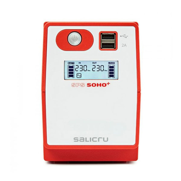 Off Line Uninterruptible Power Supply System UPS Salicru SPS 850 SOHO+ 850W