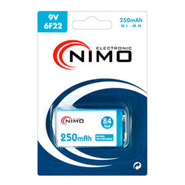 Rechargeable Battery NIMO RC22/9V 250 mAh