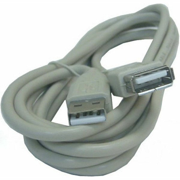 USB Extension Cable 3GO 5m USB 2.0 A M/FM Grey 5 m