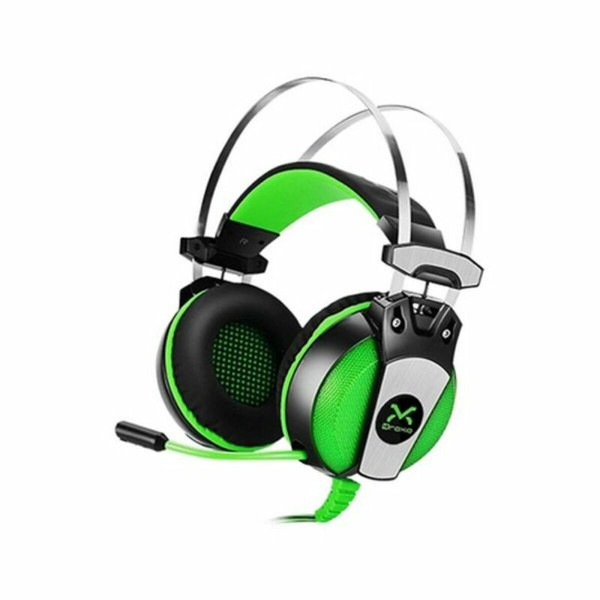 Gaming Headset with Microphone Droxio HADLOK USB Green