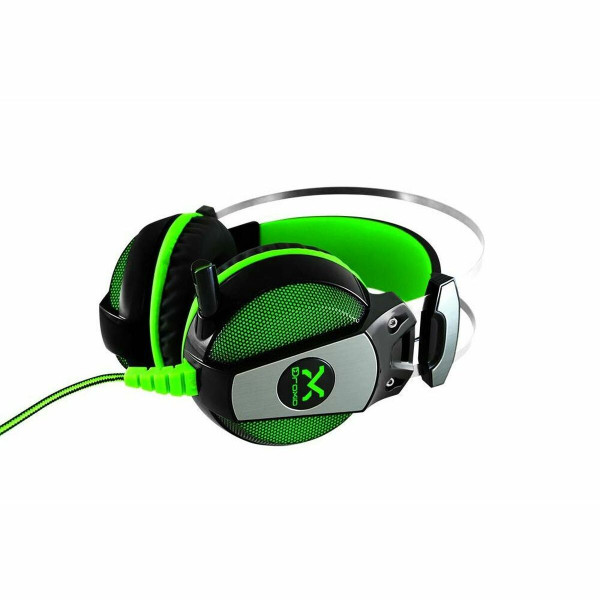 Gaming Headset with Microphone Droxio HADLOK USB Green