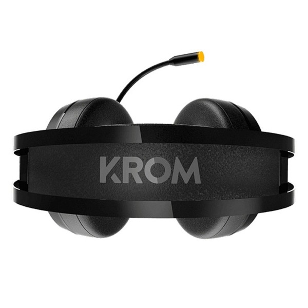 Gaming Earpiece with Microphone Krom Kayle USB Black Orange