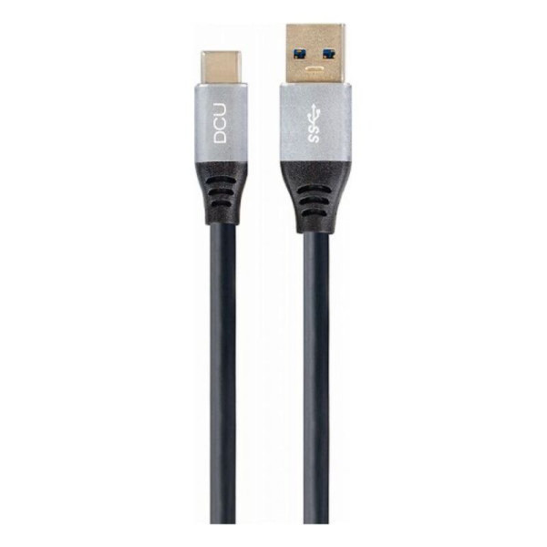 USB A to USB C Cable DCU Black (1,5M)