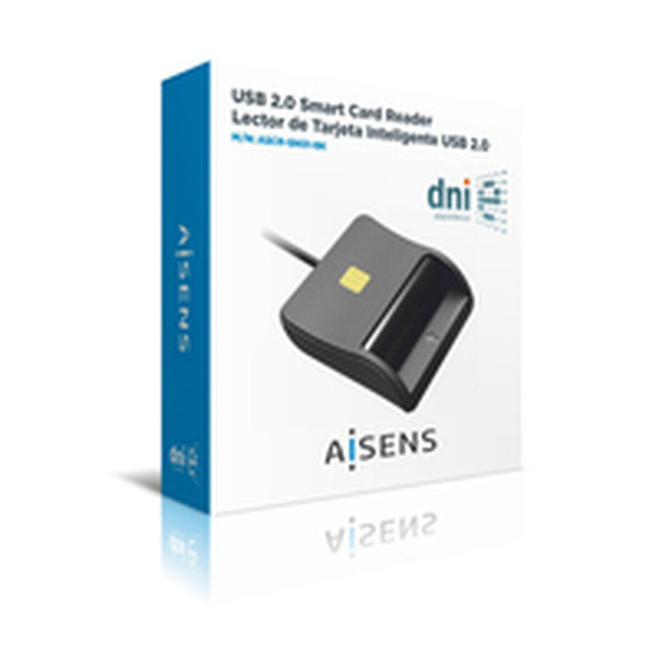 DNI/SIP Card Reader Aisens ASCR-SN01-BK Black