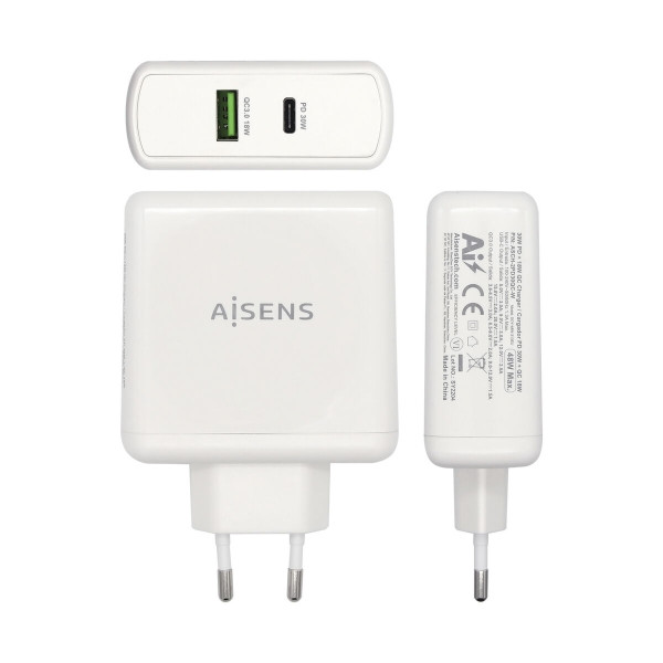 USB  Wall Charger Aisens PD 3.0 48 W USB-C White