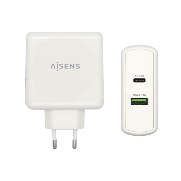 USB  Wall Charger Aisens PD 3.0 48 W USB-C White