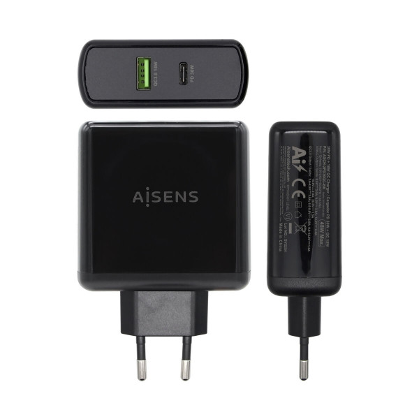 USB  Wall Charger Aisens PD 3.0 48 W USB-C Black