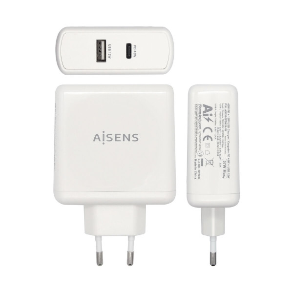 USB  Wall Charger Aisens PD 3.0 USB-C 57 W White