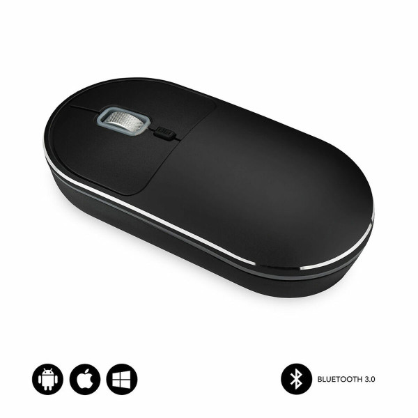 Optical Wireless Mouse Subblim SUB-MO-4EX0300 1600 dpi Black