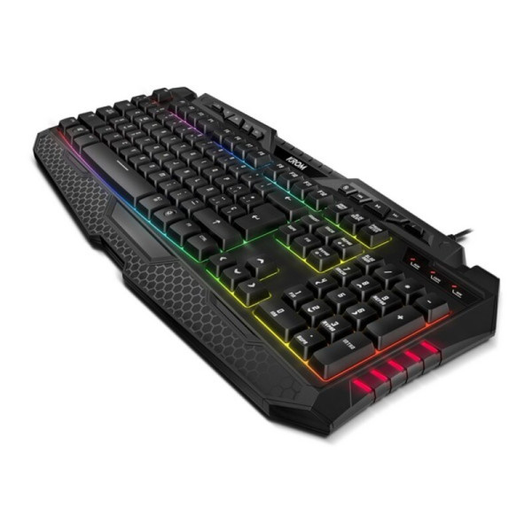 Gaming Keyboard Krom NXKROMKYRA RGB USB Black