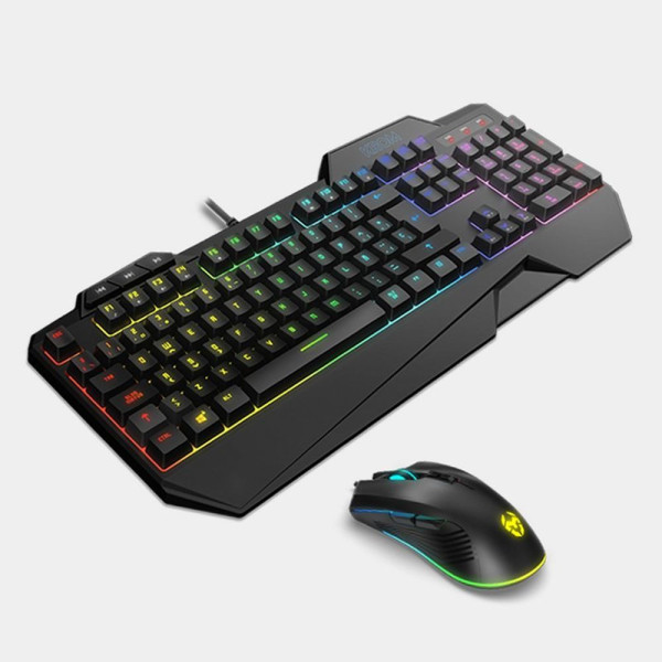 Keyboard with Gaming Mouse Krom NXKROMKRSHRSP RGB