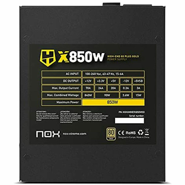 Power supply NOX HUMMER X 850 W