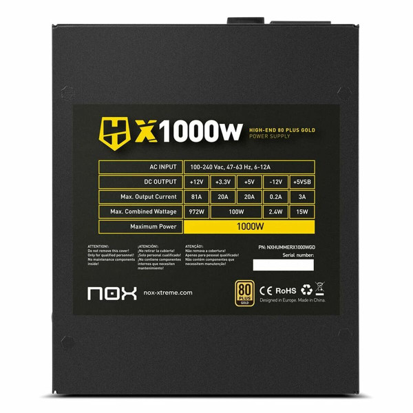 Power supply NOX HUMMER X 1000W