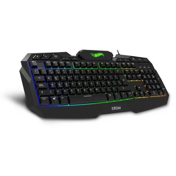 Keyboard with Gaming Mouse Krom HOTWHEELS