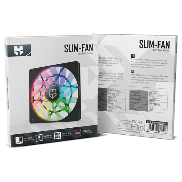 Box Ventilator NOX SLIM FAN (120 mm)