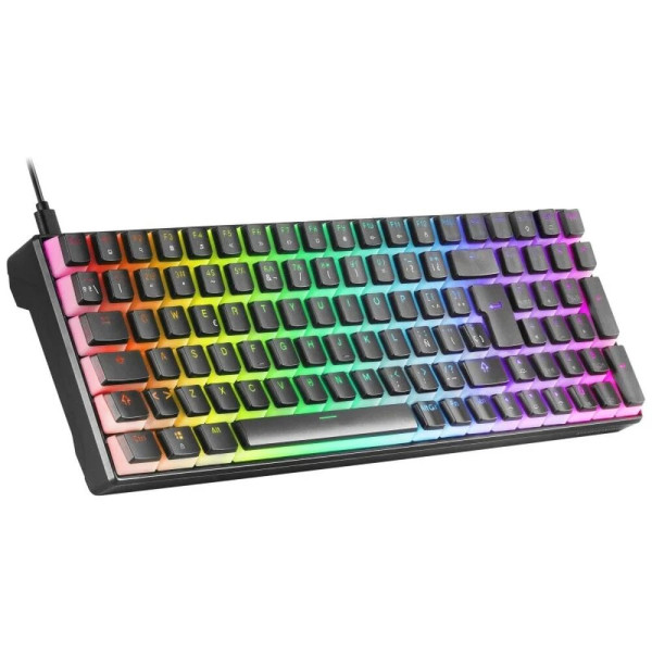 Gaming Keyboard Mars Gaming MKULTRABRES Black LED RGB