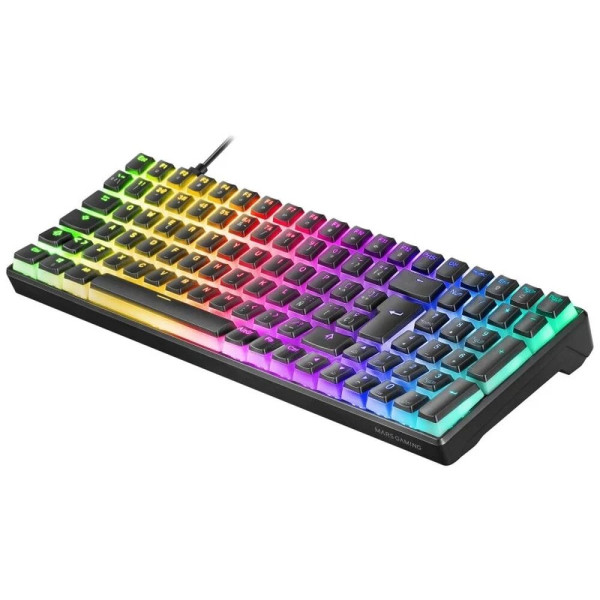 Gaming Keyboard Mars Gaming MKULTRABRES Black LED RGB