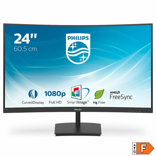 Monitor Philips 23,6" FHD LED 23,6" 75 Hz VA AMD FreeSync