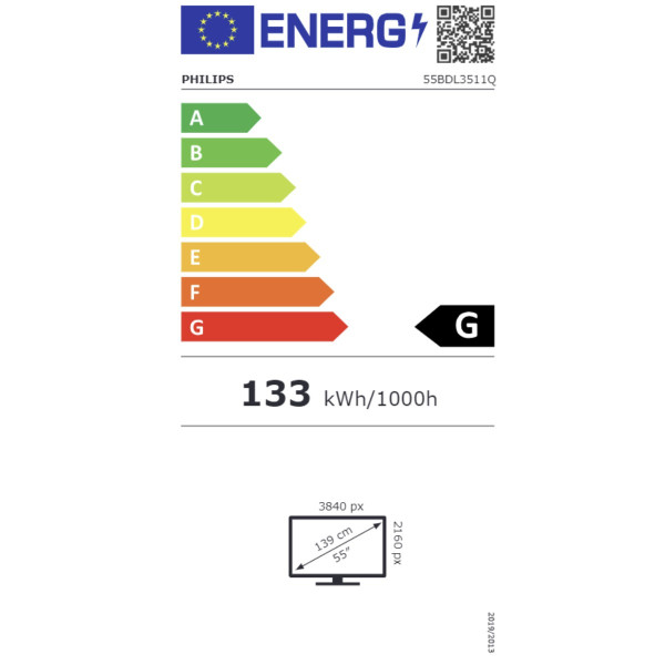 Monitor Videowall Philips 55BDL3511Q/00 55" Ultra HD 4K LED