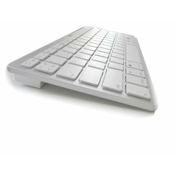 Wireless Keyboard Trust Nado Spanish Qwerty White