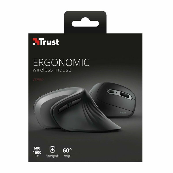 Wireless Mouse Trust 23507 VERRO Black 1600 dpi