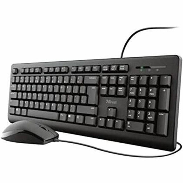 Keyboard and Mouse Trust TKM-250 Spanish Qwerty