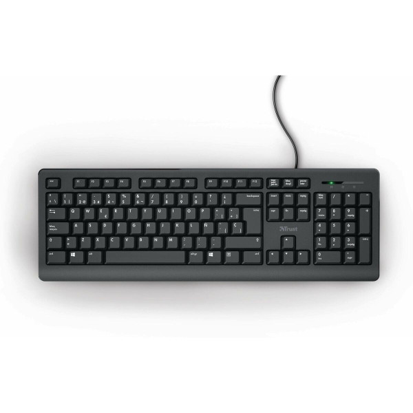 Keyboard Trust Taro Spanish Qwerty Black