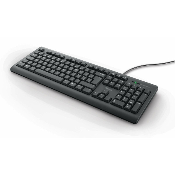 Keyboard Trust Taro Spanish Qwerty Black