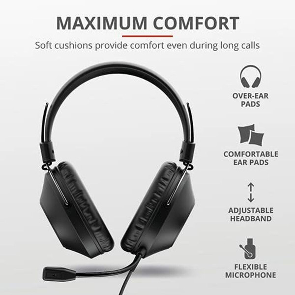 Headphones Trust 24132 OZO Black