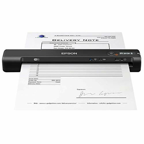 Portable Scanner Epson WorkForce ES-60W 600 dpi WIFI USB 2.0