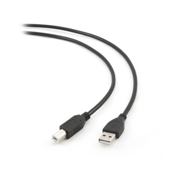 USB 2.0 A to USB B Cable GEMBIRD CCP-USB2-AMBM-6 (1,8) Black