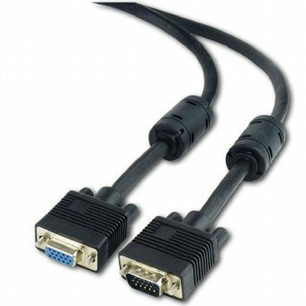 VGA Extension Cable GEMBIRD CC-PPVGAX-6B Black (1,8 m)