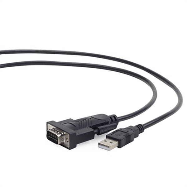 USB to RS232 Adapter GEMBIRD UAS-DB9M-02 (1,5 m) Black