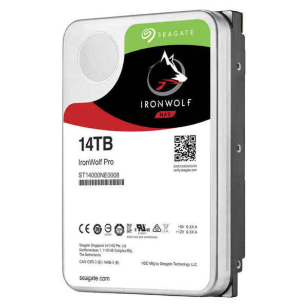 Hard Drive Seagate IronWolf Pro HDD SATA 3.5" 14 TB