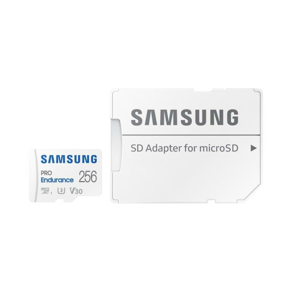 Micro SD Memory Card with Adaptor Samsung PRO ENDURANCE MB-MJ256K 256 GB