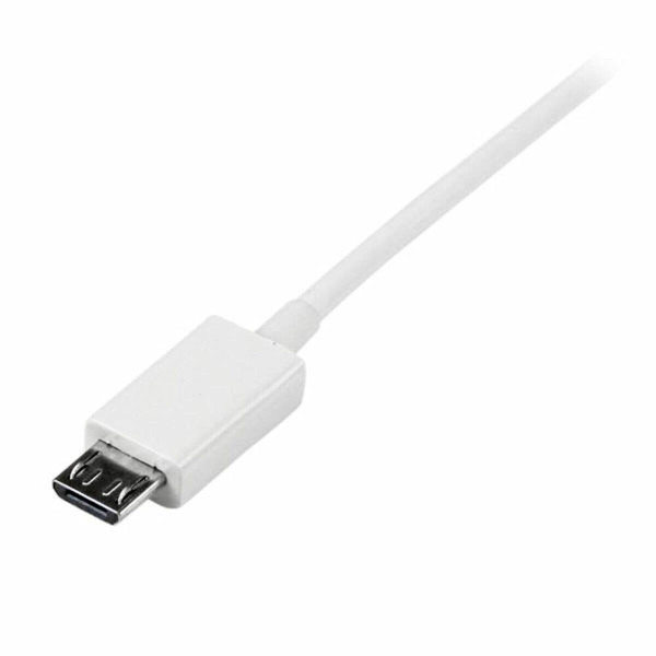 USB Cable to Micro USB Startech USBPAUB2MW           White