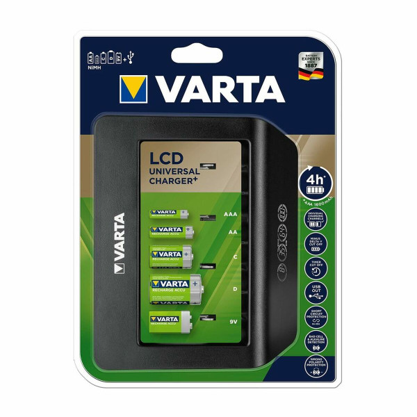 Charger Varta LCD Universal Charger+ 100-240 V 1600 mAh