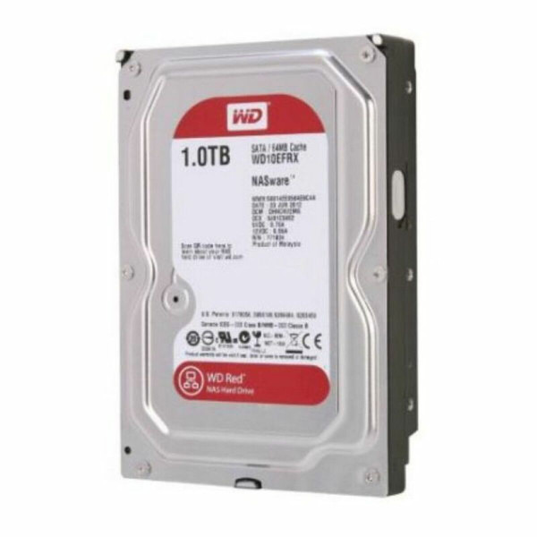 Hard Drive Western Digital Red WD10EFRX 3.5" 1 TB Sata III 7200 rpm Buffer 64 mb