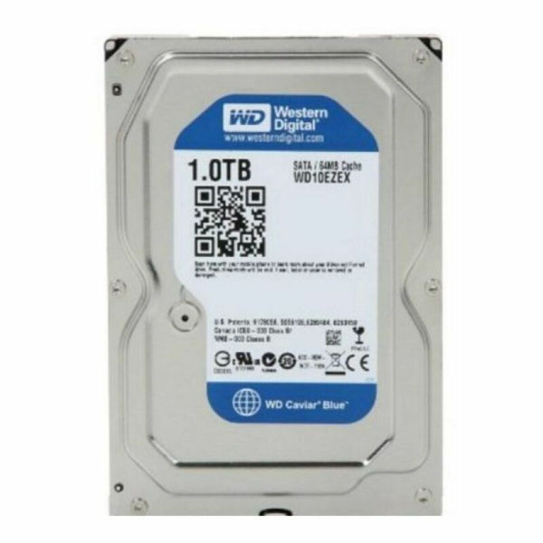 Hard Drive Western Digital Blue WD10EZEX 3.5" 1 TB Sata III 7200 rpm Buffer 64 mb