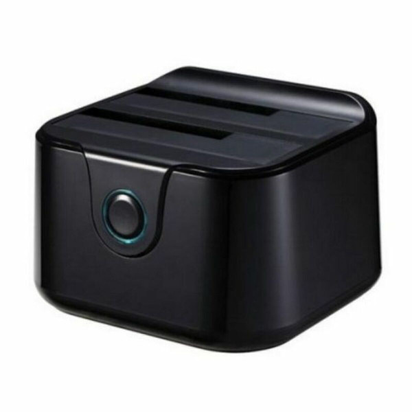 Dual Dock Station TooQ TQDS-802B 2.5"-3.5" HDD SATA USB 3.0 Black