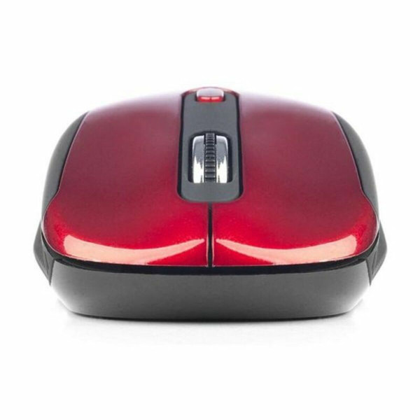 Optical Wireless Mouse NGS HAZERED 800/1600 dpi Red Black