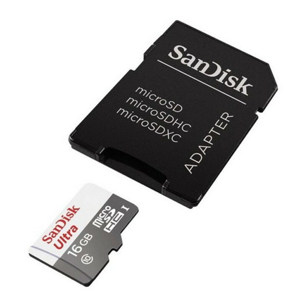 Micro SD Memory Card with Adaptor SanDisk SDSQUNS-GN3MA C10 80 MB/s-100 MB/s