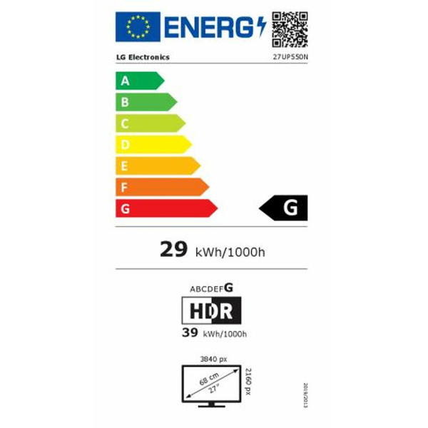 Monitor LG 27UP550N-W 27" IPS 4K Ultra HD LED