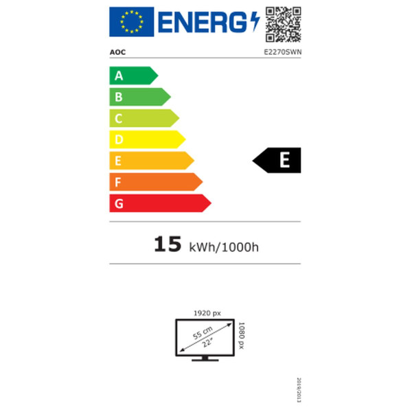 Monitor AOC E2270SWN FHD LED LCD