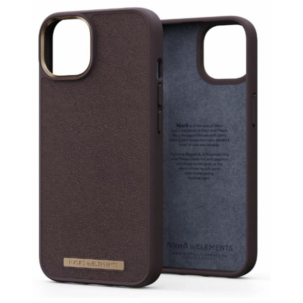 Mobile cover Njord Byelements IPHONE 14 Brown