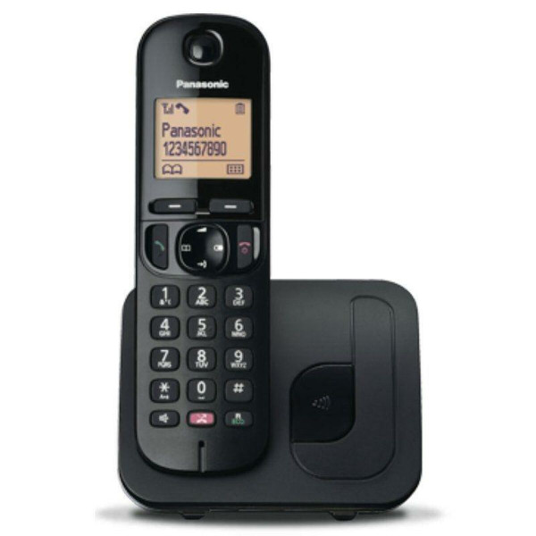 Telephone Panasonic Corp. KXTGC250SPB Black 1,6"