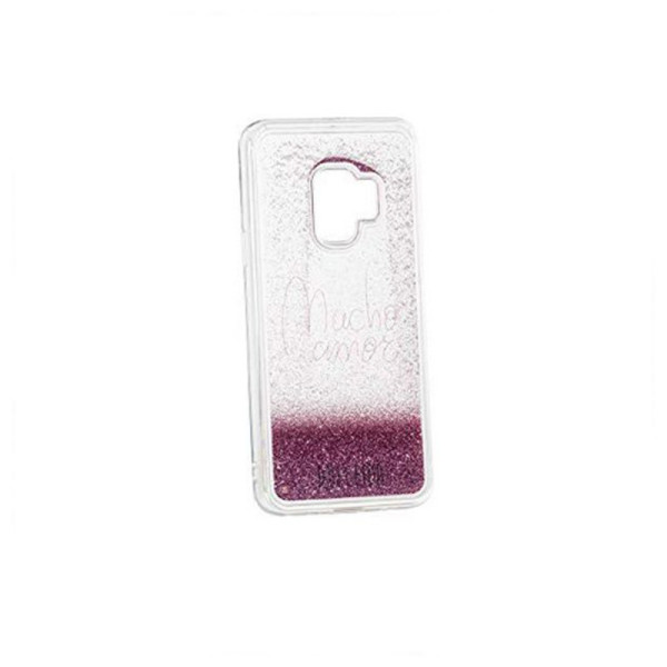 Case Samsung S9 Dulceida DLCAR007 Transparent Glitter Pink Fuchsia (Case)