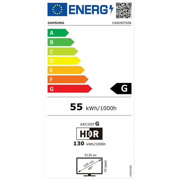 Monitor Samsung LC49G95TSSRXEN 49" UltraWide Dual Quad HD LED