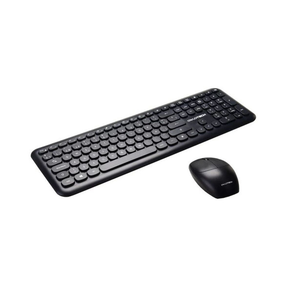 Keyboard and Wireless Mouse Owlotech MK200W Spanish Qwerty