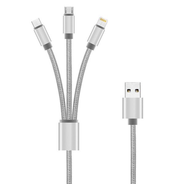 USB Cable Nueboo Silver 1 m